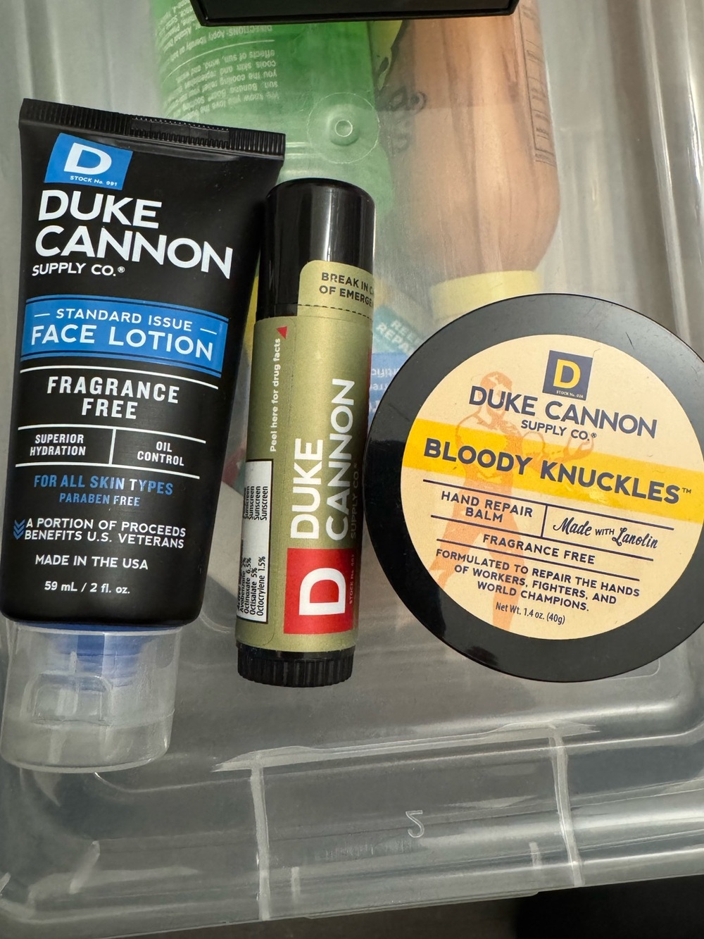 Duke Cannon Winter bundle